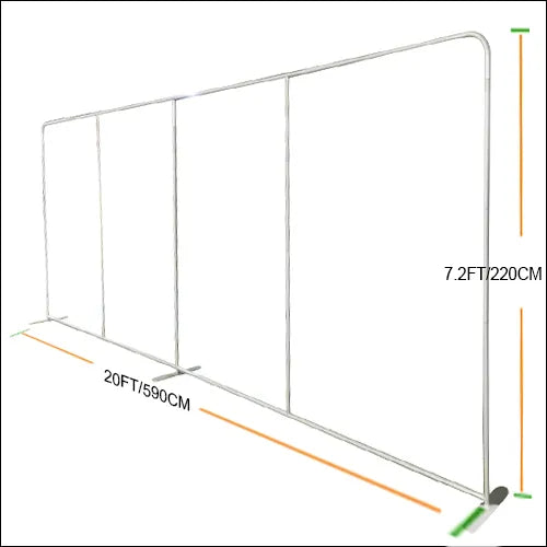 5.9m(W) Straight Tension Fabric Display