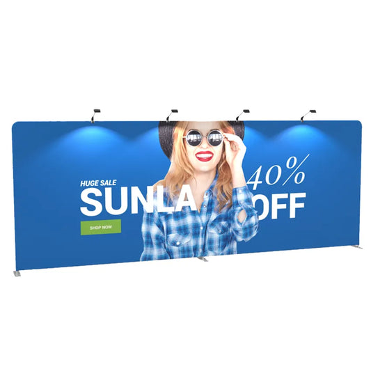 5.9m(W) Straight Tension Fabric Display